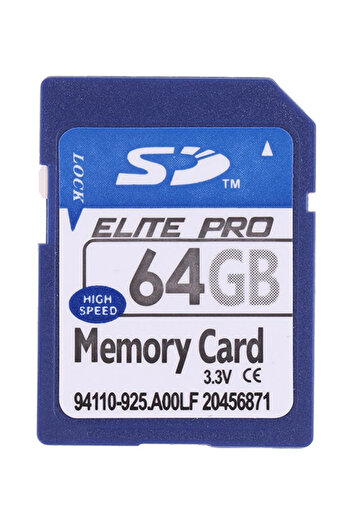 VALA Memory Card VALA® SD ELITE PRO, 64 GB, For Dash Camera, Camera, HUB, Consoles, Auto etc., Black