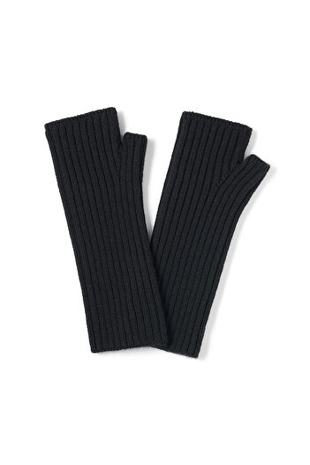 Muji Merino Wool Ribbed Arm Warmers