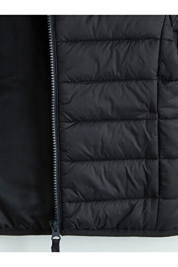 LC Waikiki Lcw Kids Black Stand Collar Boys' Puffer Jacket