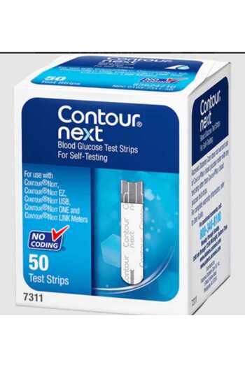 CONTOUR Contour Next Blood Glucose Test Strips, 50-Pack