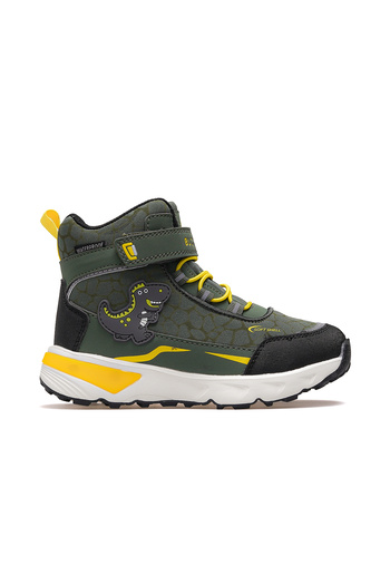 BUCKHEAD T-Rex Boy's Waterproff Lighted Outdoor Boots 25K Buck3036 Khaki