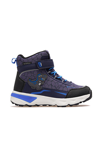 BUCKHEAD T-Rex Boy's Waterproff Lighted Outdoor Boots 25K Buck3036 Navy Blue