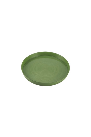 Porland Funky 6-Piece Glass Plate Green 21cm