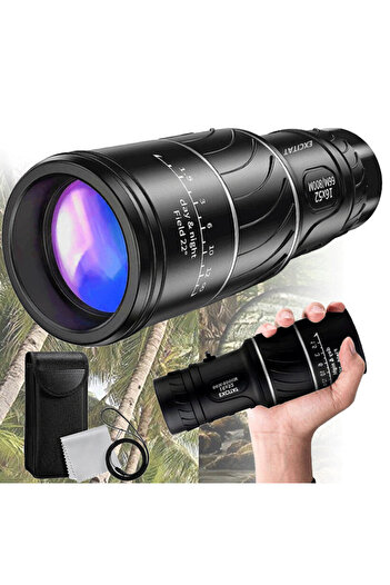 OEM Monocular zoom scope, Excitat®, Dual focus, 16x52, BAK4, Black