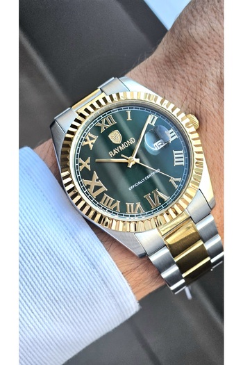 Raymond Rym-611821 Men's Wristwatch - New Season - Quartz - Stainless Steel - Guaranteed - Original