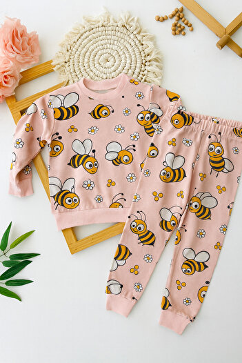 KOKOŞ BEBEK Bee Maya Children's Pajama Set - Age 3/10 - 31501