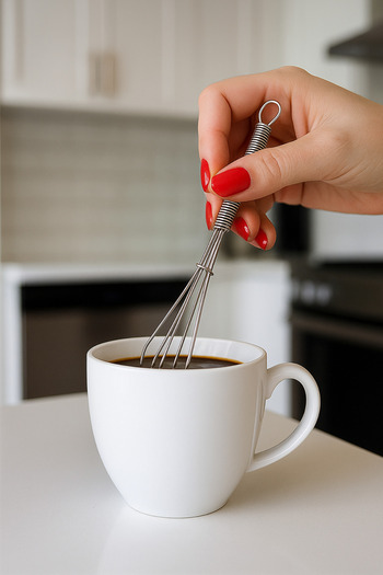 Buççin Spring Stainless Steel Teaspoon Mini Whisk Set of 6 1 Pack Steel 1 Cn Dishwasher Safe