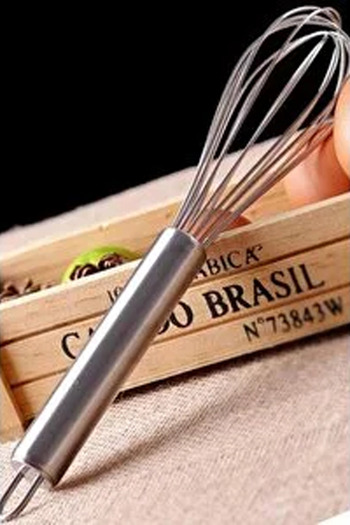 Buççin Stainless Steel Whisk Practical Egg Sauce Mixer Whisk Stainless Steel 1 Cn Dish Maki