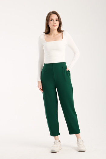 MUZOTEX Imported Crepe Fabric Shalwar Model Balloon Pants with Pockets