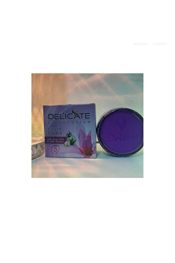 delicate beauty cream gluta fair + with aloe vera & milk protein