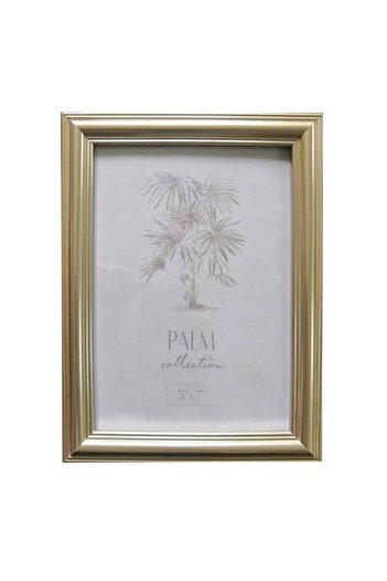 MAPLE LEAF PVC Photo Frame Gold 5x7 inch