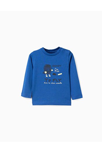 Ziddy TSHIRT LS JERSEY, BLUE, 12/18M