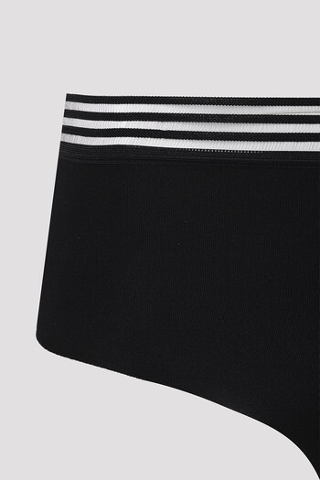 LOYA Black Barbara Seamless High Waist Panties