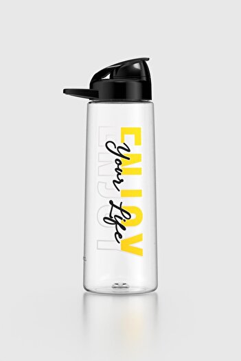 Renga Lidya Enjoy Desen 730 ml Tritan Water Bottle 912035 Black