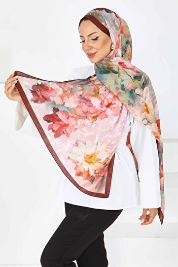 Modamızbu Bambu Crash Bloom Desenli ŞAl