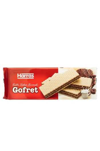 Harras Milk Cocoa Cream Wafer Tea Time Snack 5 Pcs X 142 Gr