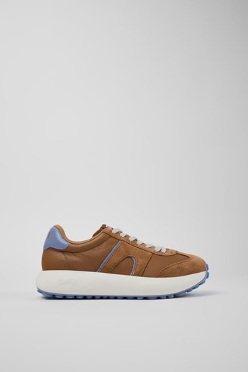 CAMPER Women's Pelotas Athens Leather & Suede Sneakers - Brown
