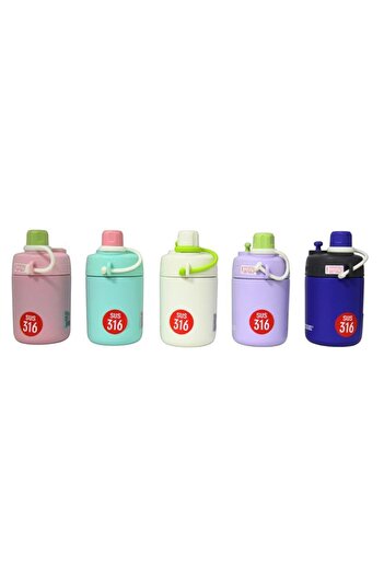DODGE Steel Thermos Flask Children's 450ml Pink
