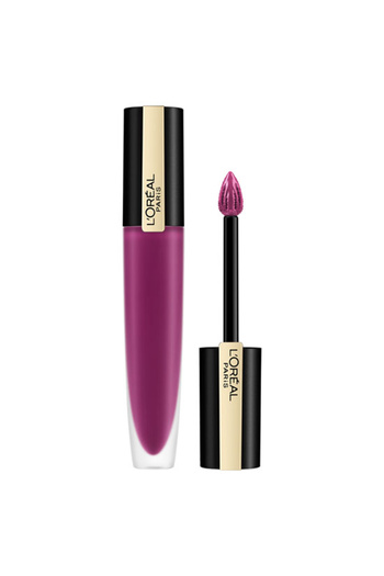 L'Oreal Paris Matte liquid lipstick Rouge Signature 104 I Rebel Aubergine, 7 ml