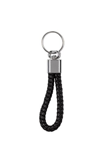 OEM Keychain for Men PU Black 10cm