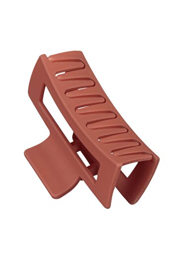 OEM Matte Terracotta Hair Clip for Women 8.5cm
