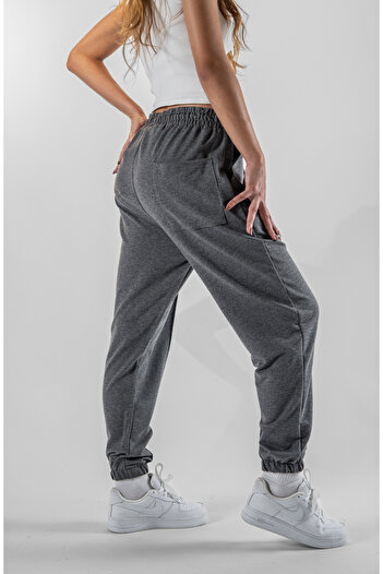 Superbluemexico Women's Smoked Jogger Pants with Elasticated Legs