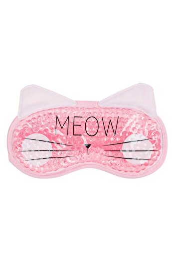 OEM Eye Cooler Pink Cat Ears Eye Compress 19cm