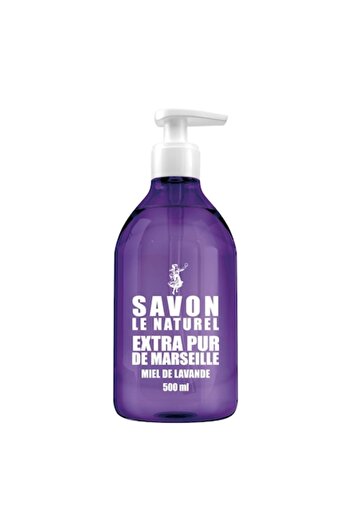 L'ocalite Savon le Naturel Extra Pur Liquid Soap with Lavender and Honey from Marseille, 500 ml