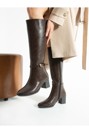 ALEMDAR AYAKKABI Rapide Brown Heeled Women's Boots