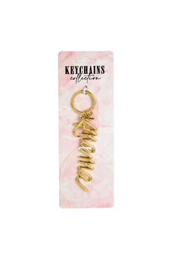 OEM Gold-Colored Keychain "Mother" 9.5cm