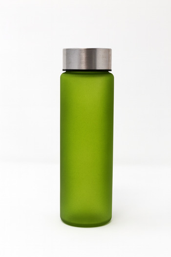 Blissra 550 ml Matte Glass Water Bottle – Colored Translucent Glass Flask