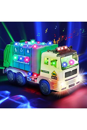 RCO Toy garbage truck, interactive, with sounds and lights, 27 cm, WP8004