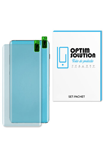 Optim Solution Set of 2 x Screen Film for Polaroid Cosmo P5s P5046A, Silicone Hydrogel, Clear