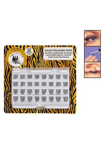 OEM Triple Twisted False Eyelashes 10mm & 12mm - 32pcs