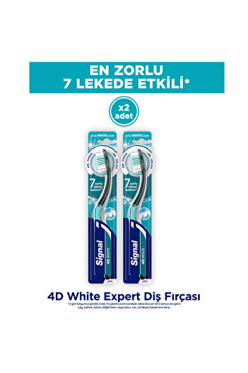 Signal 4D White Expert Diş Fırçası Orta x2