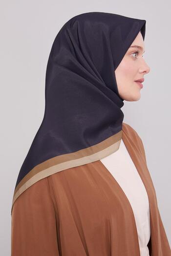 Levidor Black-Green Edge Stripe Aura Scarf