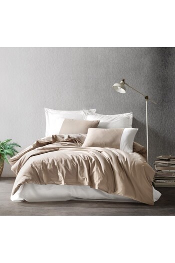 Cotton Box 100% cotton bed linen for 1 person, Cotton Box, Plain Beige/Cream