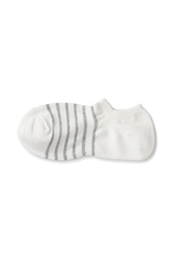 Muji Right Angle Striped Sneaker Socks