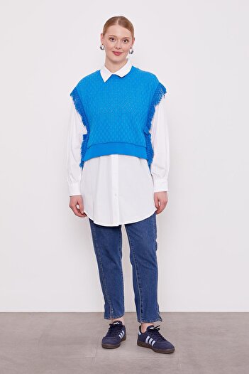 Levidor Saks Knitwear Vest Shirt Double Suit