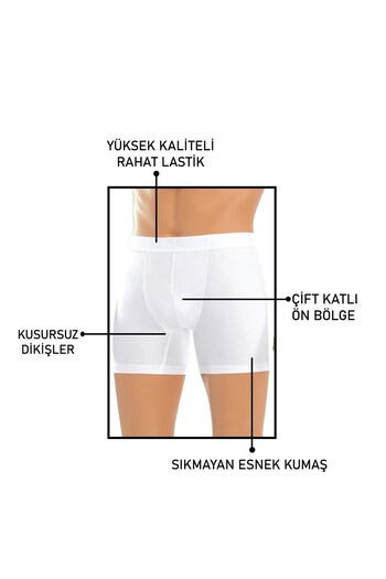 Öts Men's Black Lycra Solid Color Boxers