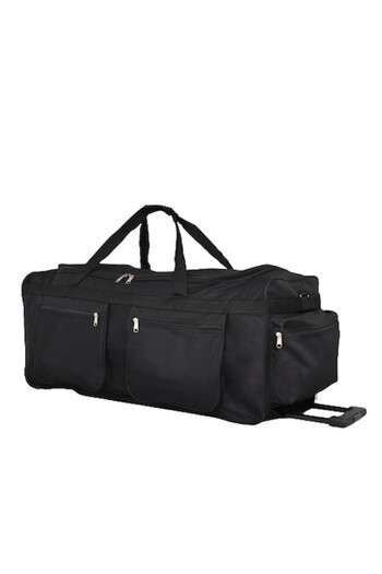 OEM Travel bag with wheels and handle, 84x38x33 cm, black