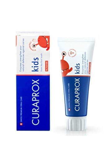 Curaprox Kids Toothpaste Without Fluoride, Strawberry Flavor, 60ml