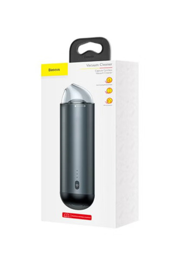 Baseus Space Capsule Cordless with 65W USB Charging Vacuum Cleaner Black for Car, Office & Home