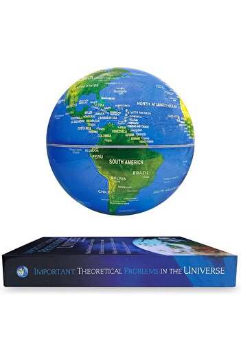Flagest Magnetic Levitation Floating Globe Rotating Globe Book Base