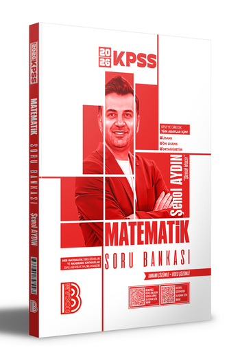 Benim Hocam Yayınları 2026 KPSS Matematik Tamamı Video Çözümlü Soru Bankası