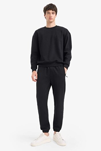 DeFacto Erkek Eşofman Alt D5258AX/BK81 BLACK