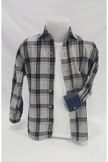 Louis Kids Children's Long Sleeve Lumberjack Men's Shirt
