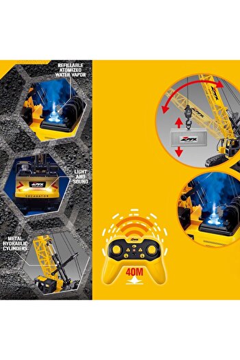 OEM Construction Site Crane Vehicle with Remote Control, Light & Sound