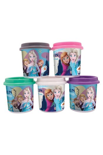 As DOH Plastilina Disney Frozen Bag with 5 Containers & Lids 750g