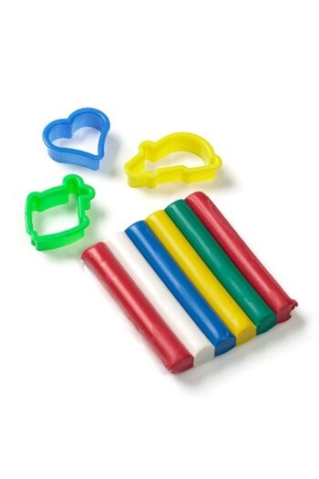 SHOPIENS Set Plastilina 6 Culori Diferite & Forme - 9 piese